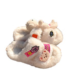 Cute bear plush slippers SS2722
