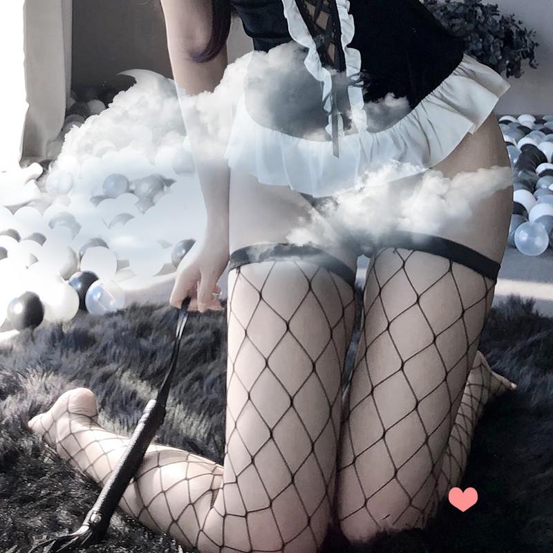 Large mesh lace fishnet stockings SS2328