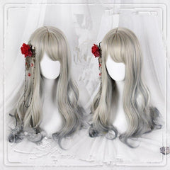 Ladies Soft Girl Daily Harajuku Long Roll Lolita Wig WS2024