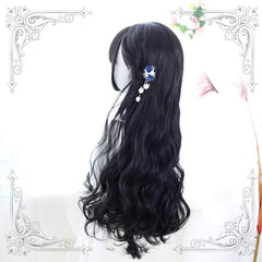 U-Shaped Brown Black Long Curly Wig WS1061
