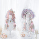 Ice cream macaron double ponytail fairy lolita wig WS2059