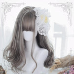 Harajuku Lolita Gray Half Curly Wig  WS1293
