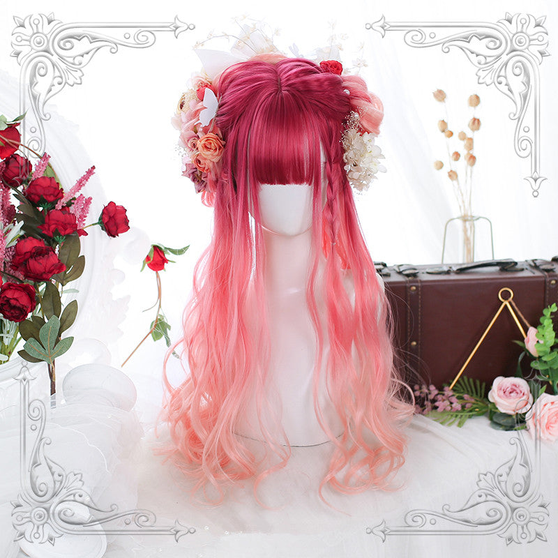 Harajuku soft girl Lolita long curly wig WS2169