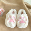 Cute cat's claw hairy slippers SS2724