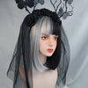 Gothic Black&white wig WS2302