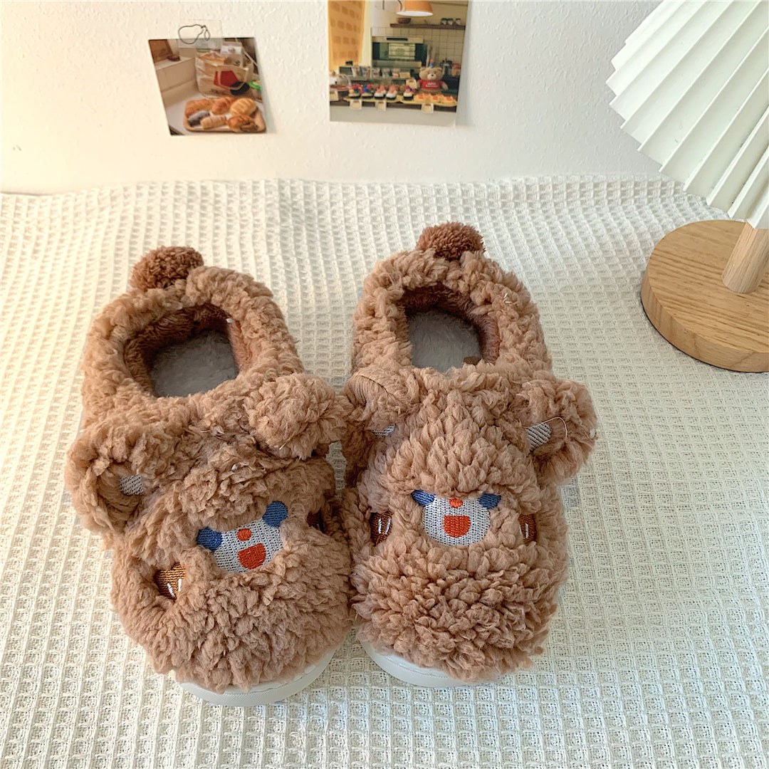 Cute cartoon rabbit plush slippers SS2725