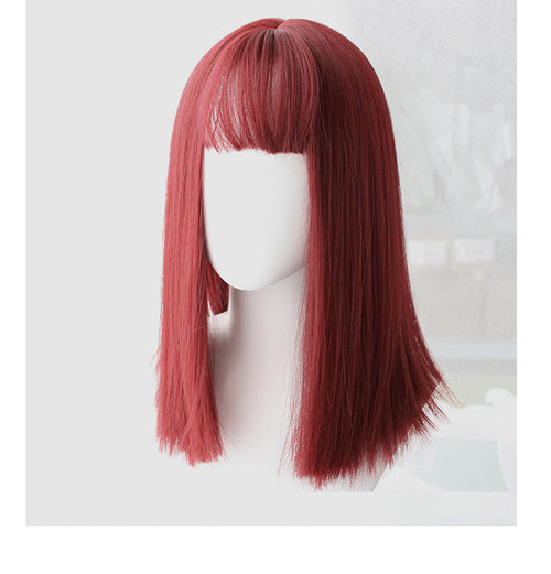 Egirl Popular wine red wig WS2342