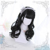 Lolita Golden Black Wave Curly Wig  WS1063
