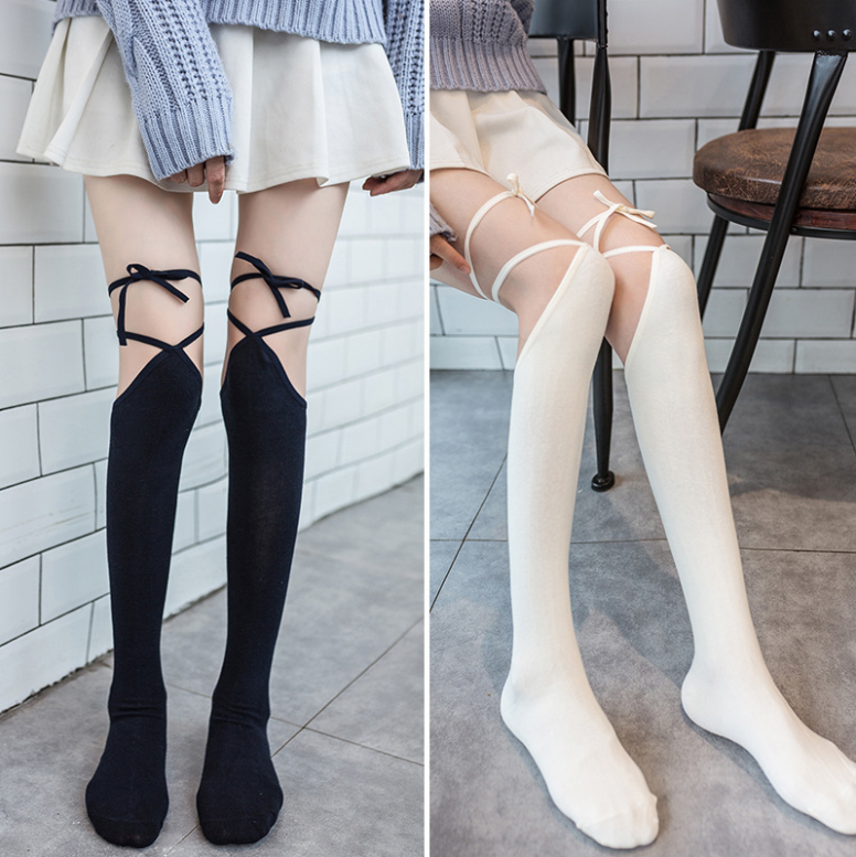 Cute lolita cross strap socks SS2251