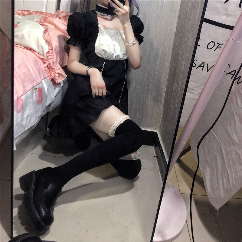 Lovely Lolita lace knee-length socks SS2400