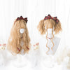 Double ponytail long curly hair female lolita wig WS2047