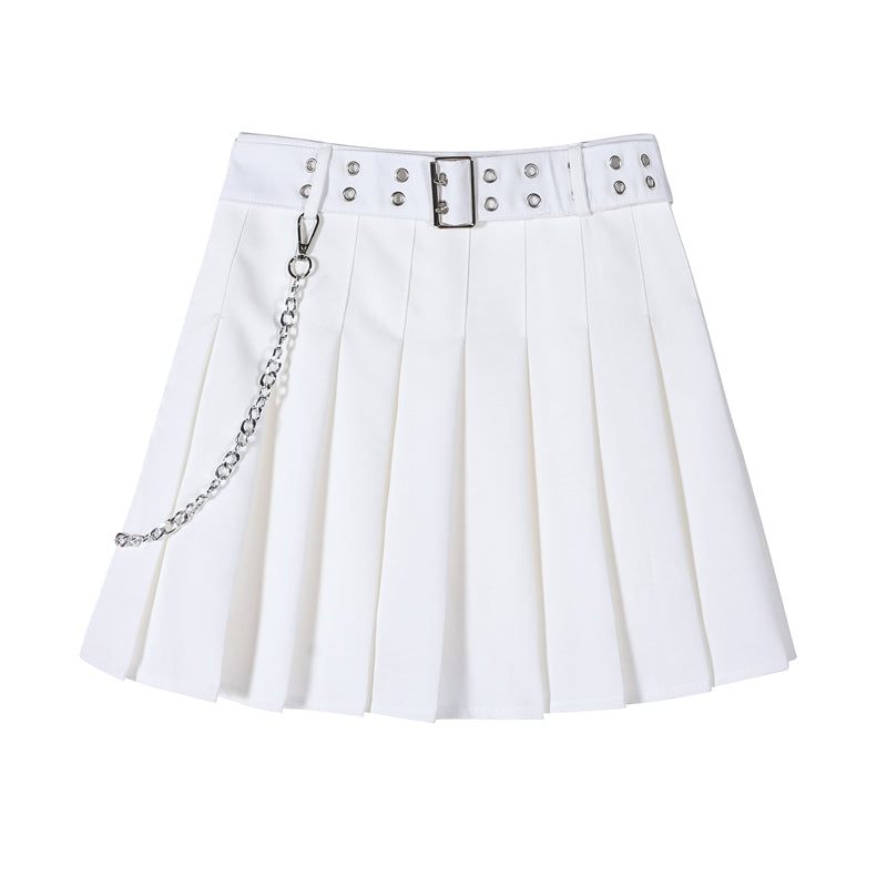 Harajuku high waist slim pleated skirt SS2428