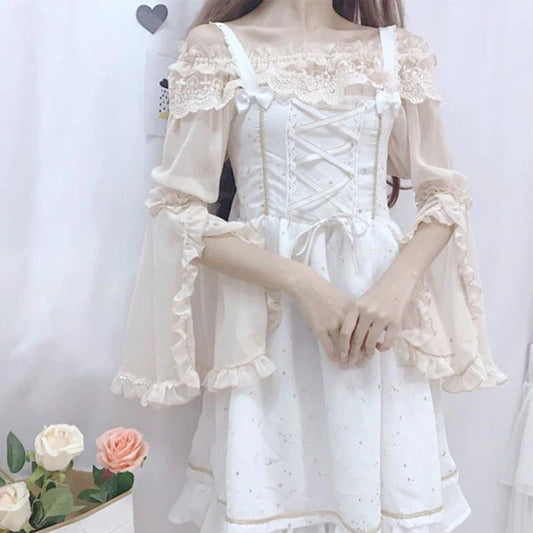 Lolita lace chiffon shirt SS3044