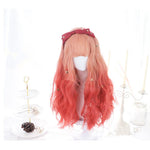 Medium-length instant noodle roll Lolita wig WS2145
