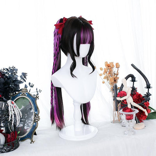 Harajuku purple black wig WS2345