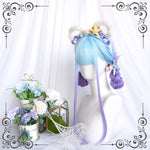 Dreamy blue and purple wig WS2351