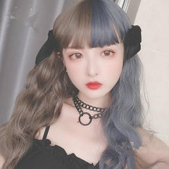 Long curly hair lolita two-color highlight wig WS2143