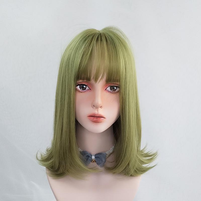 Lolita short hair curly mid-length wig  WS1145
