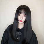Lolita long straight hair cute wig WS1161