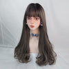 Sweet and lovely big wave curly mixed color wig WS1175