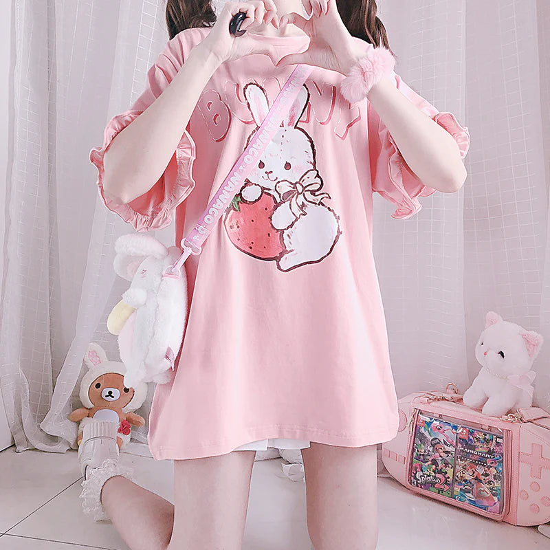 【Strawberry Rabbit】T-shirt ss3063