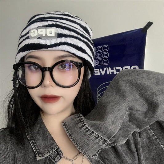 Retro black big frame glasses WS3020