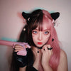 Lolita pink&black wig WS2367