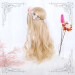 Lolita Golden-Yellow Long Curly Hair Wig  WS1067