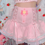 Sweet Bow Ribbon Lace Skirt SS3018