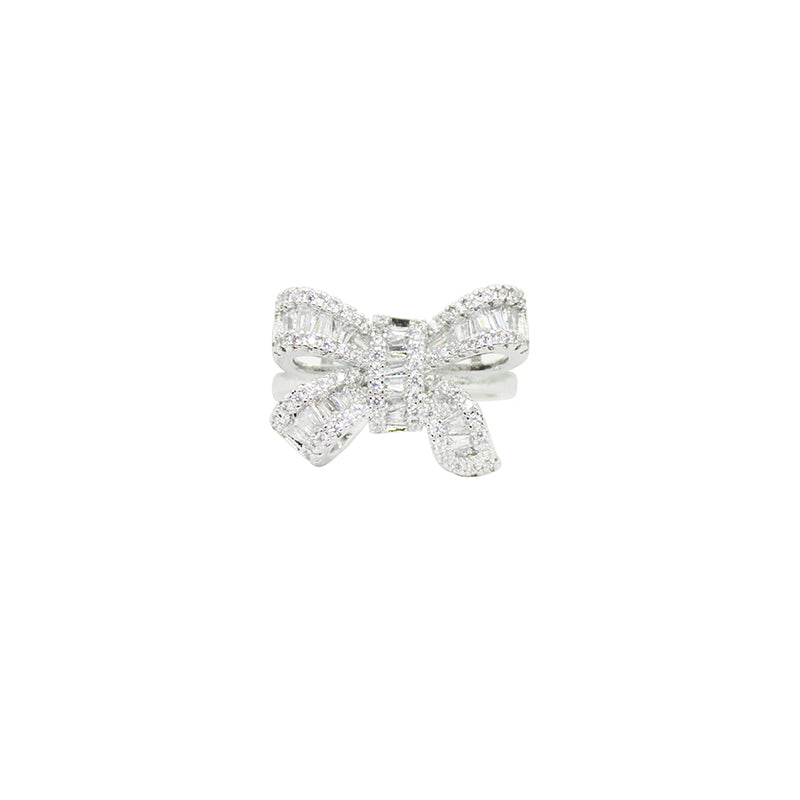 Zircon Bow Ring SS2392