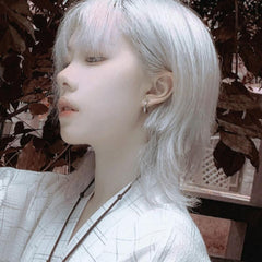 Harajuku silver short hair lolita wig WS1240