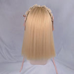 Lolita temperament princess-cut golden wig WS1148