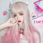 lolita pink gradient cute wig WS2261