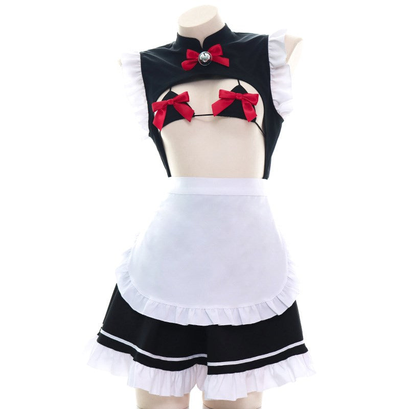 Bell maid outfit with bow   SS1194