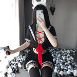 Dark girl Academy sailor suit SS2224