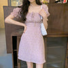 Vintage purple polka dot dress SS2467