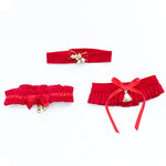Christmas red bell collar SS2707