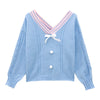 Sweet bow knit sweater top SS2465