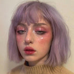 Lolita purple handsome wig WS1102