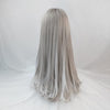 Harajuku long straight hair gray gradient wig  WS1126