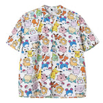 Japanese Harajuku Cartoon Animal Pokemon  Shirt SS2914
