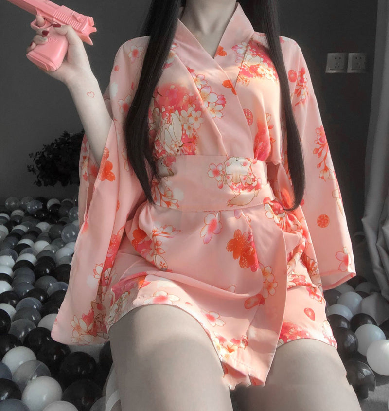 Japanese style sakura kimono suit  SS2276