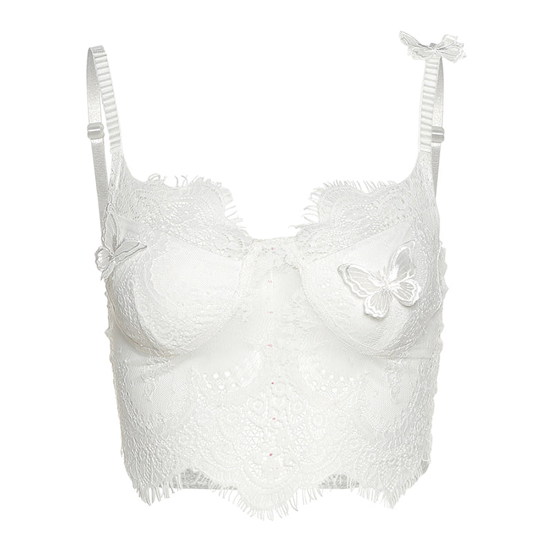 Butterfly lace perspective sling SS2357