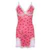 Super cute pink cherry dress SS2349