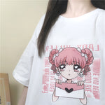 Sweet and cute cartoon print t-shirt SS2495