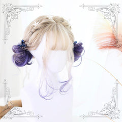 Lolita Gradient Purple Long Curly Wig WS1038