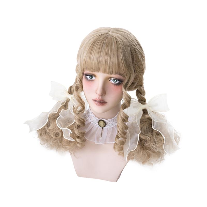 Harajuku Lolita retro small curly wig WS2148