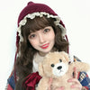 Vintage lace knitted hat  WS3034