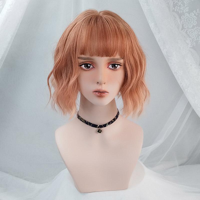 Harajuku Orange Short Hair Lolita Wig WS1201