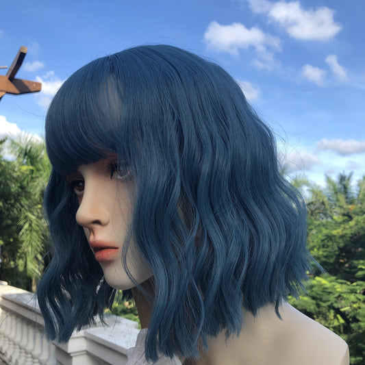 MIST BLUE CUTE SHORT WIG SS2730